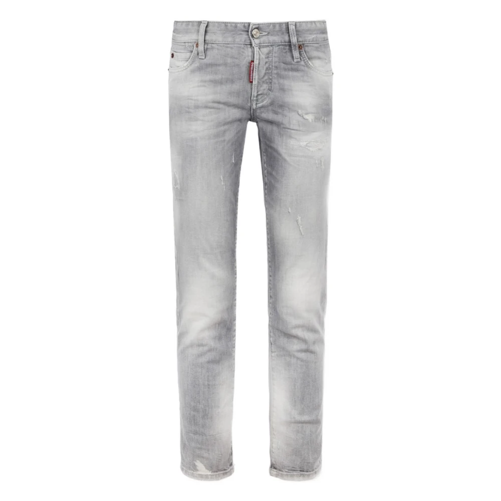 Dsquared2 Women's Gray Trousers Grey - Slim Fit Jeans - Xs - Jeans