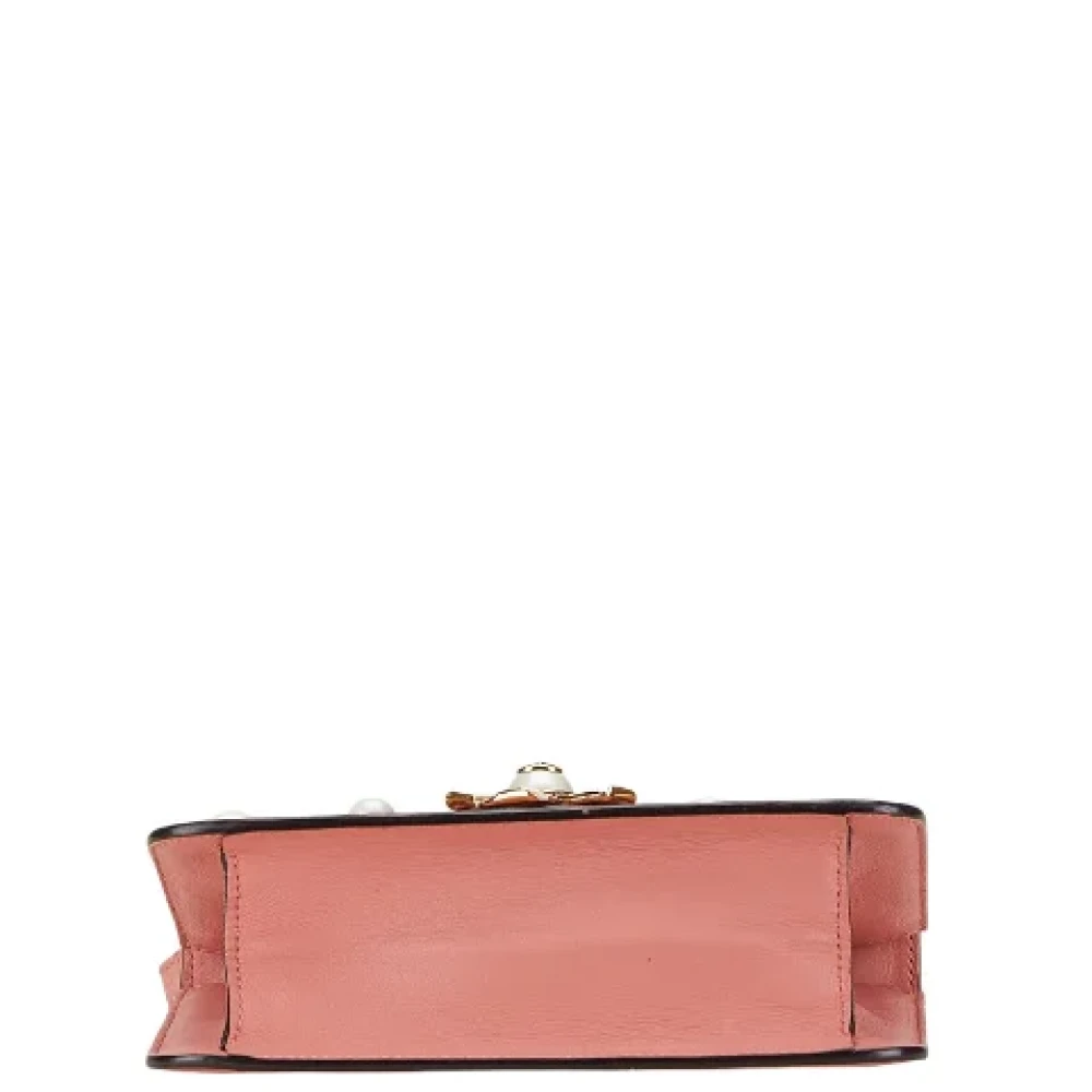 Gucci Vintage Pre-owned Leather crossbody-bags Pink Dames