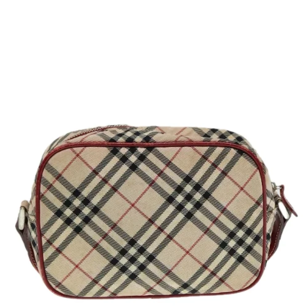 Burberry Vintage Pre-owned Fabric shoulder-bags Beige Dames