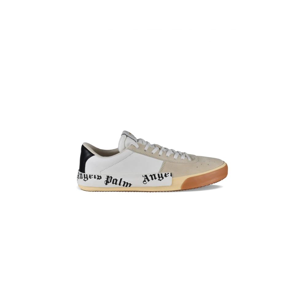 Palm Angels Gevulkaniseerde Low-Top Sneakers Heren Schoenen Wit