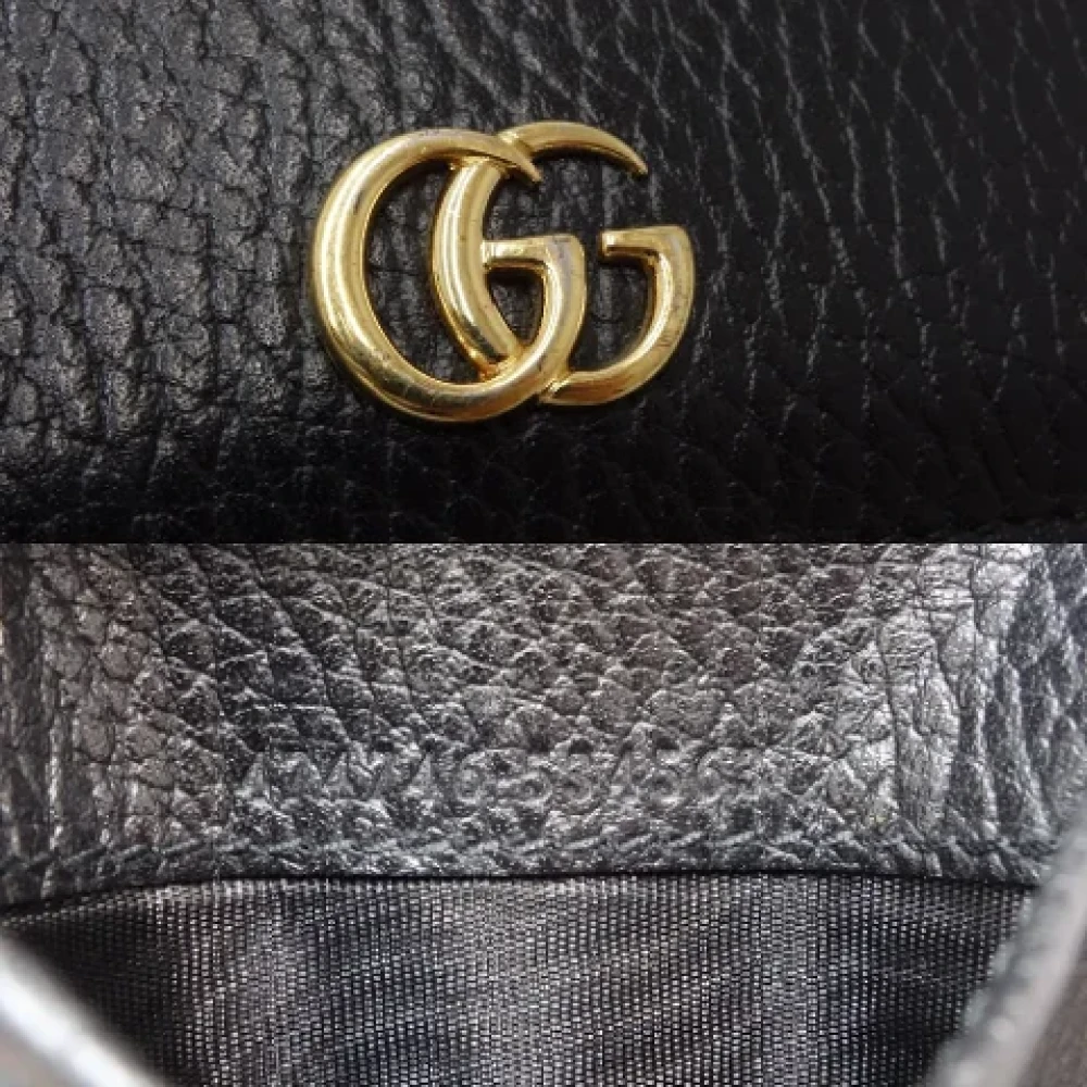 Gucci Vintage Pre-owned Leather wallets Black Dames