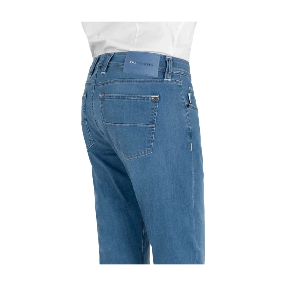 Tramarossa Blauwe Katoenen Jeans Broek Blue Heren