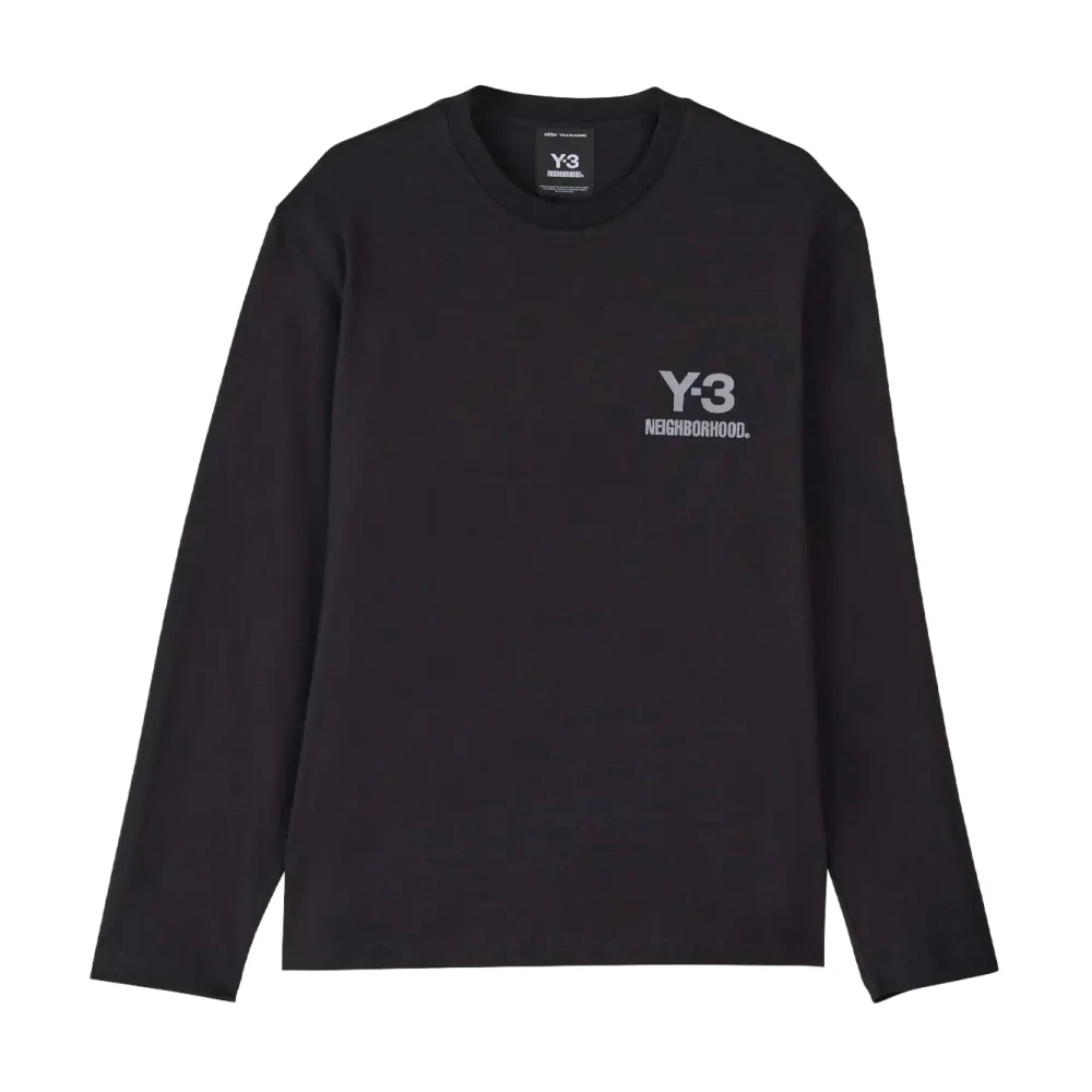 Adidas Black Long Sleeve Training Tops, Male, L, Nbhd Logo Longsleeve Tee