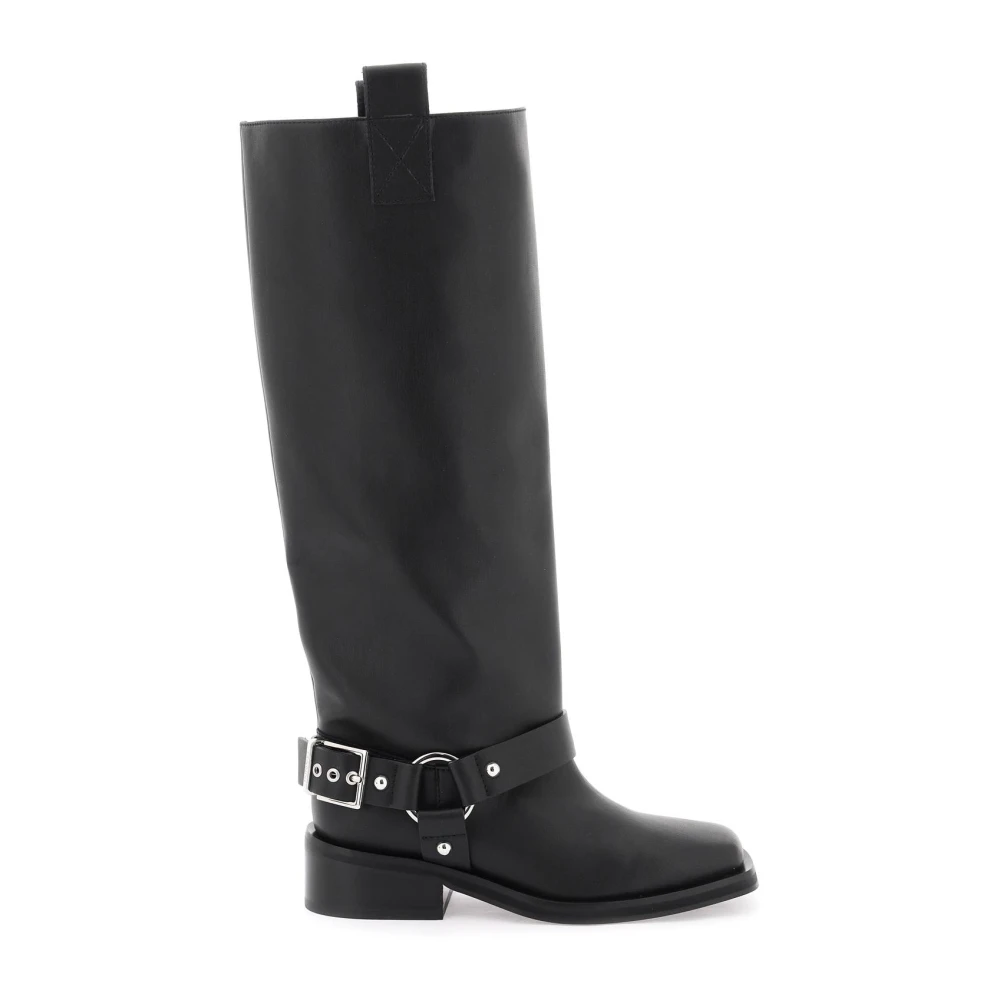 Ganni Over-knee Boots Black, Dam