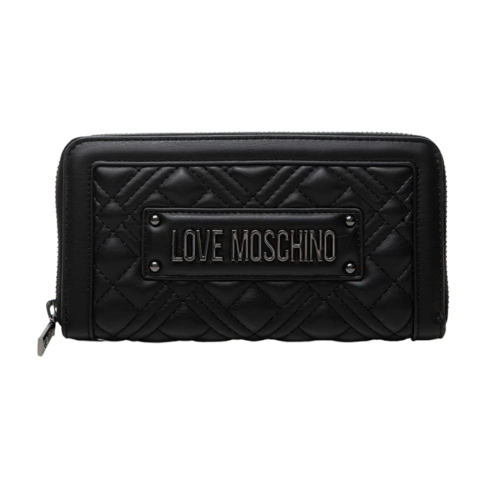Love Moschino Svart Damplånbok Med Myntficka