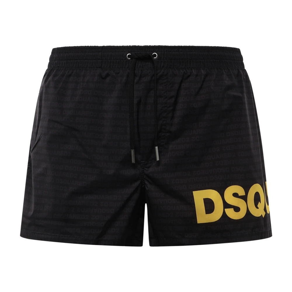 Dsquared2 Men's Black Boxer Mini - Beachwear - 2XL - Swimwear