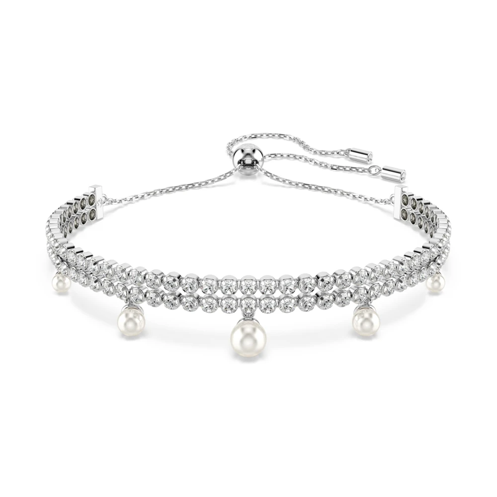 Swarovski Women's Silver Crystal Bracelet, Stylish Accessory