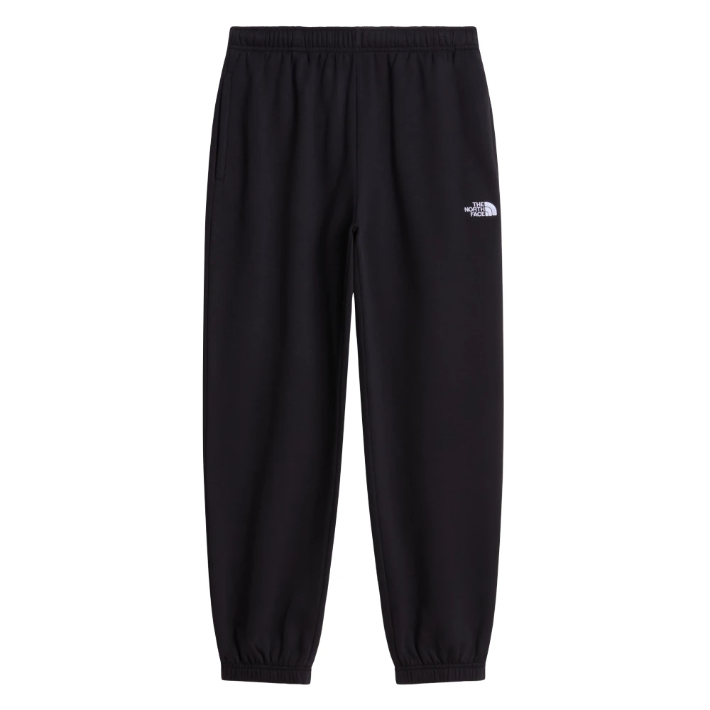 The North Face Kids Black Tapered Closed Hem Fleece Jogging Bottoms in Size M, Sports Direct - Image 8