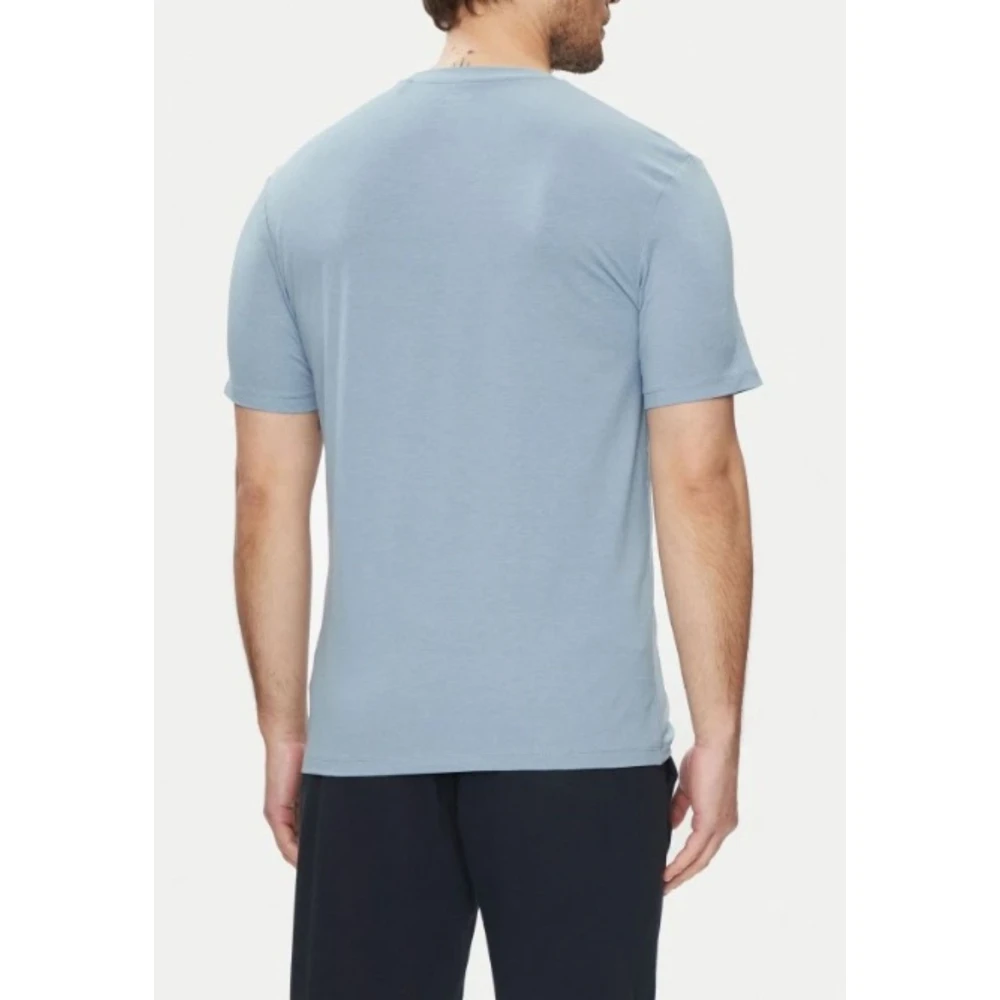 Guess Heren Hedley Korte Mouw Tee Blue Heren