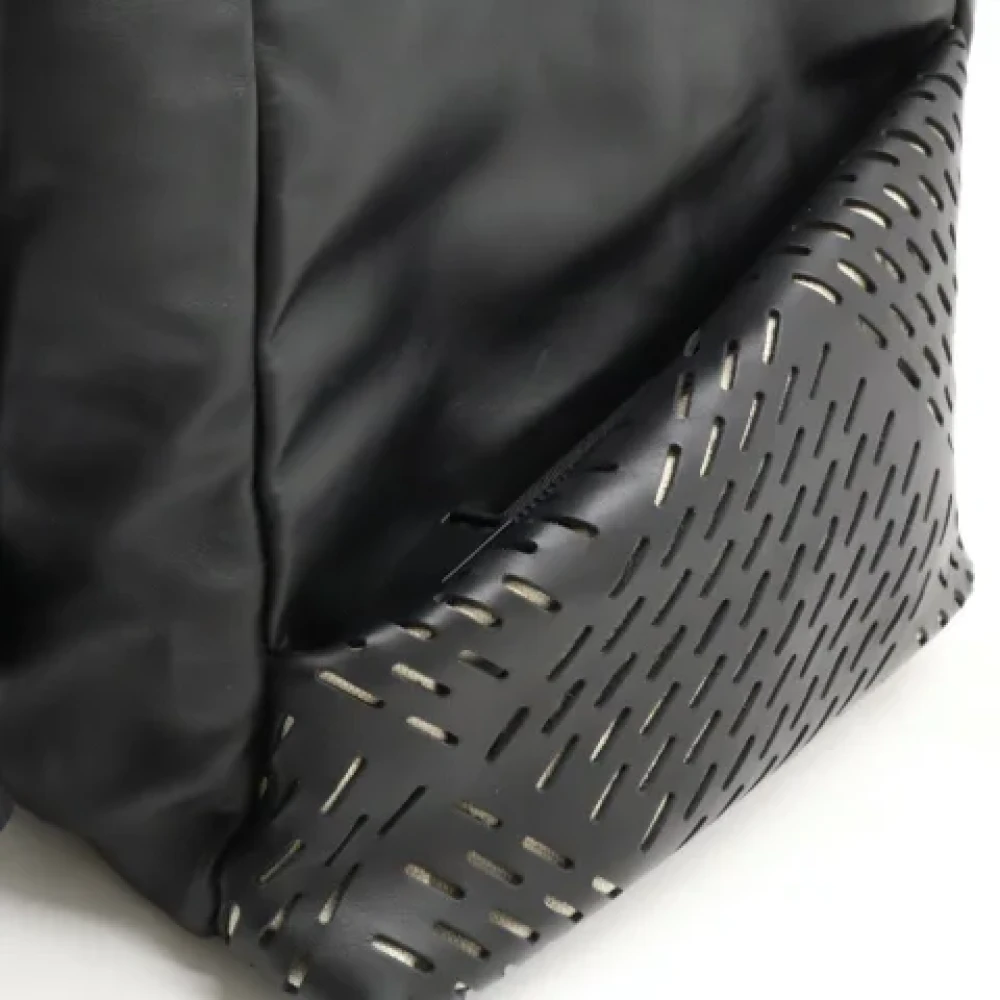 Bottega Veneta Vintage Pre-owned Leather crossbody-bags Black Dames