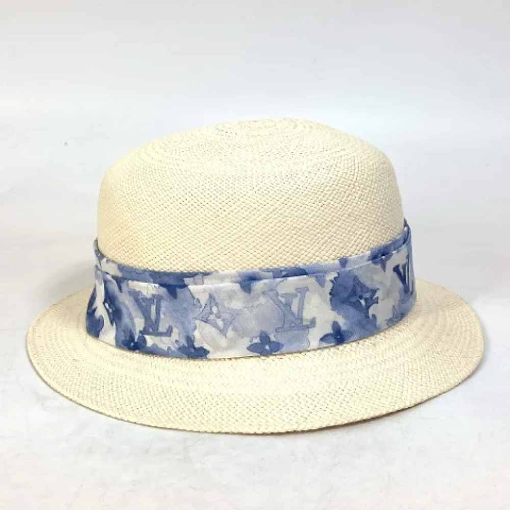 Louis Vuitton Vintage Pre-owned Fabric hats Blue Dames