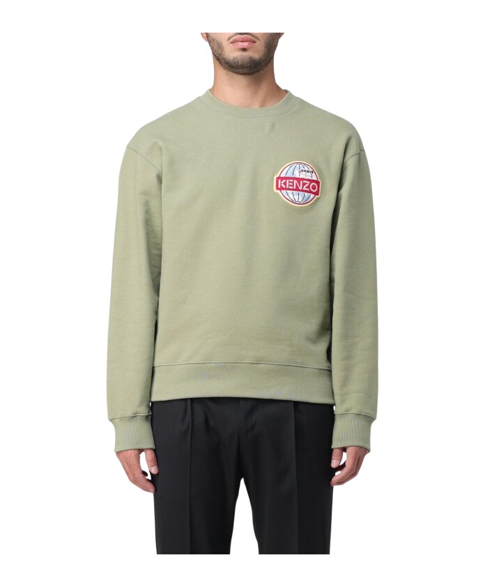 sweatshirt-avec-patch-logo-vert