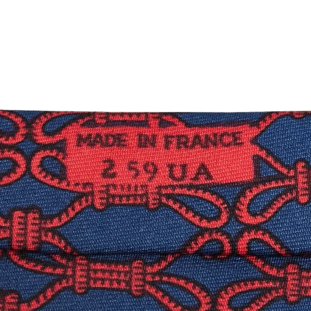 Hermès Vintage Pre-owned Canvas home-office Blue Heren