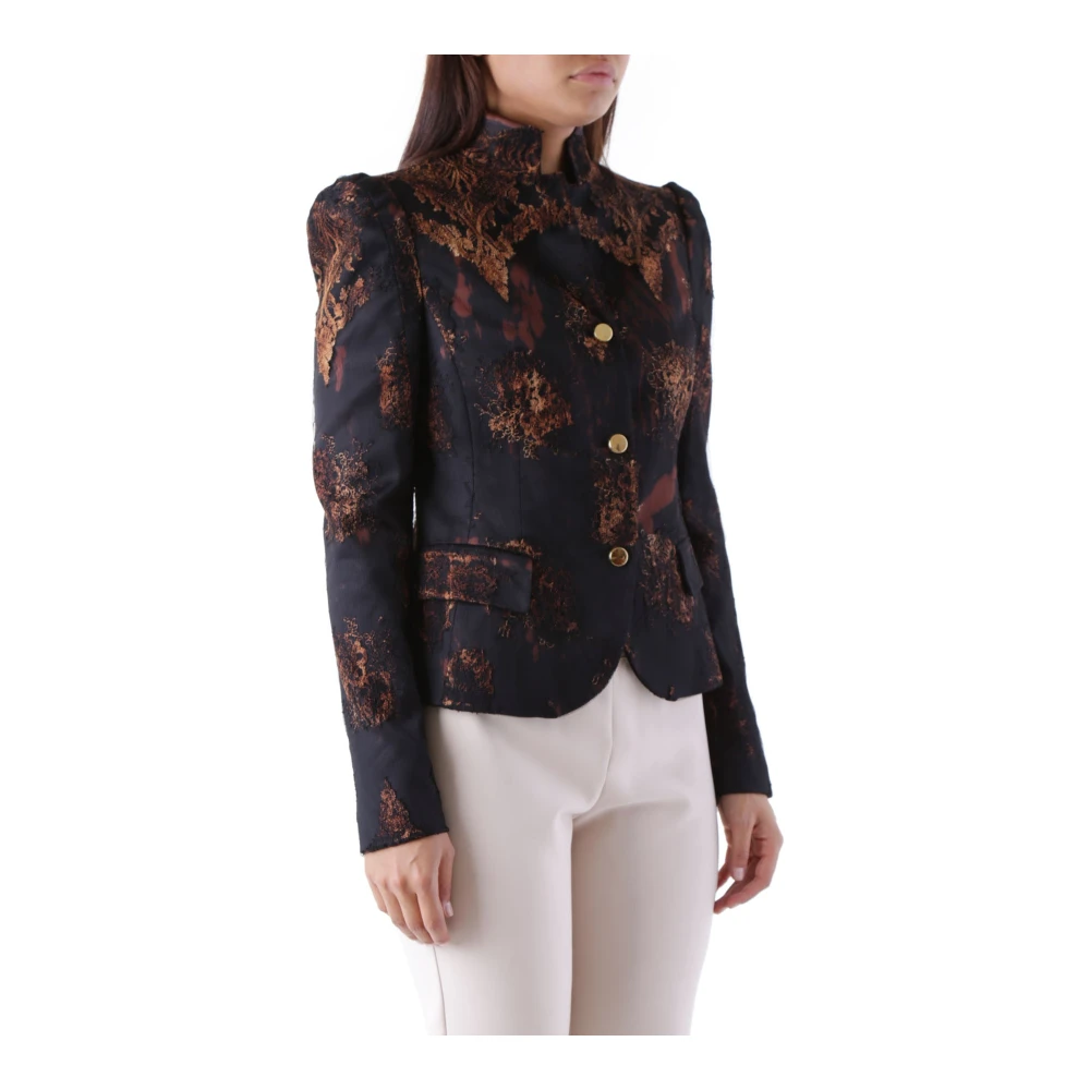 John Richmond Stijlvolle Zwarte Blazer voor Elke Gelegenheid Black Dames