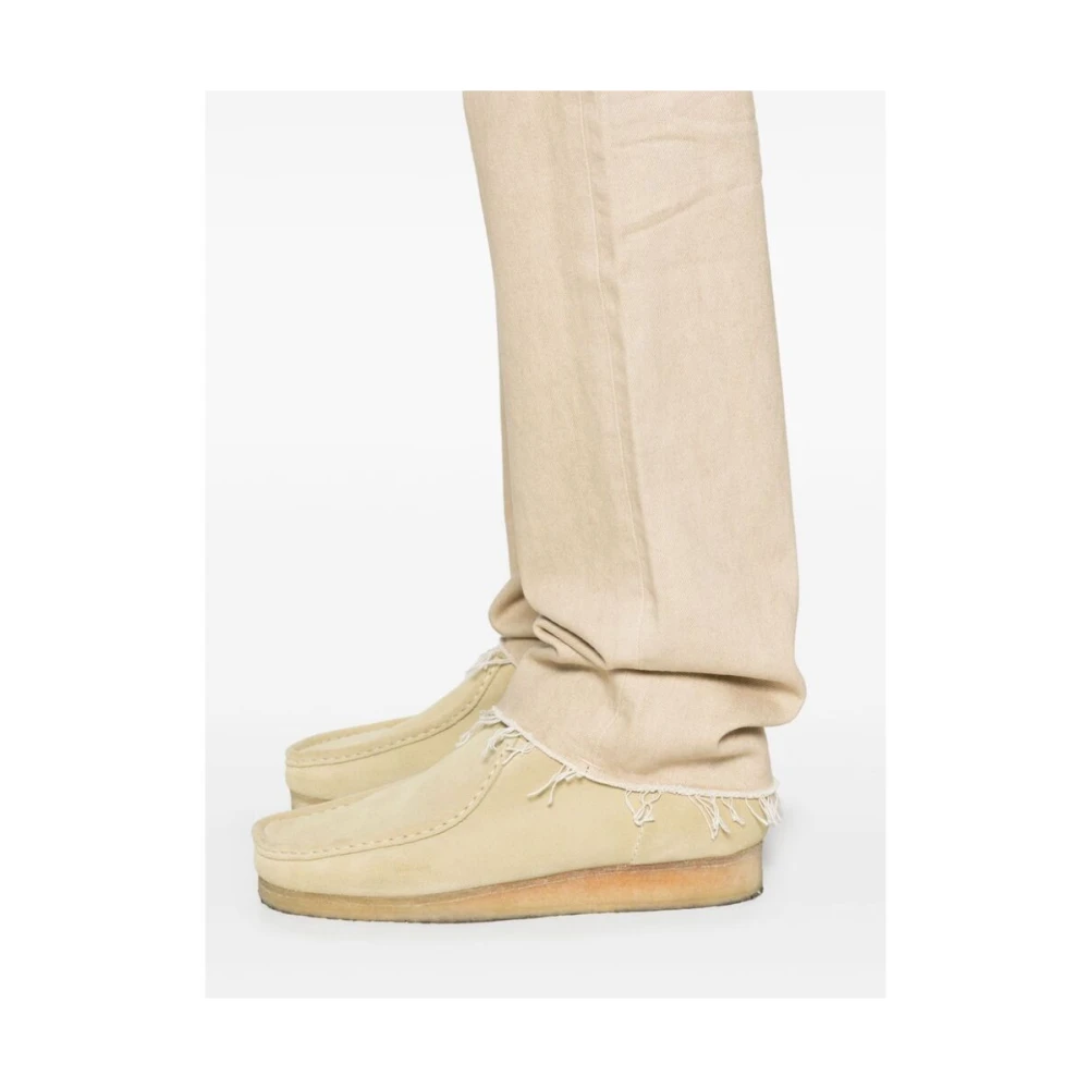 Fear Of God Beige Denim Klassieke Vijf-Pocket Jeans Beige Heren