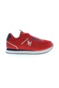 sneaker-en-polyester-rouge-avec-details-contrastants