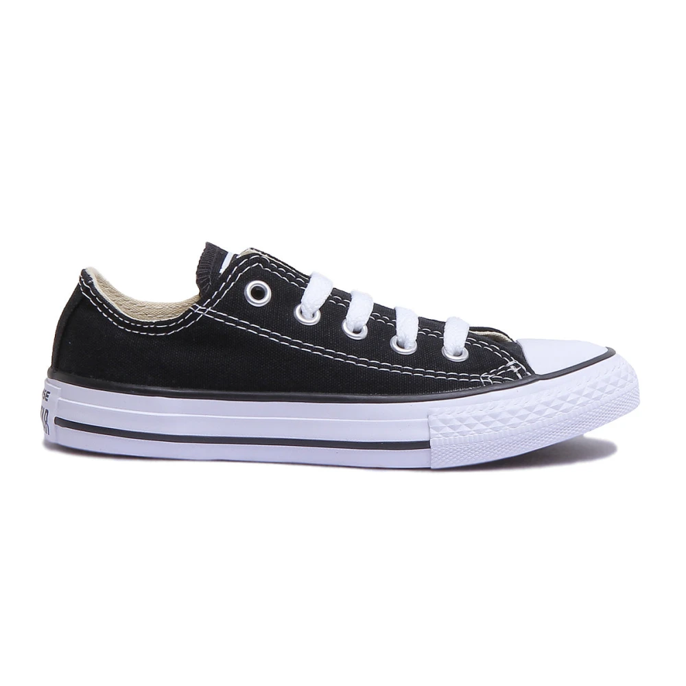 Converse Boys Black Kids Low Top Trainers - Kids Sneakers - 30 Eu - Kids