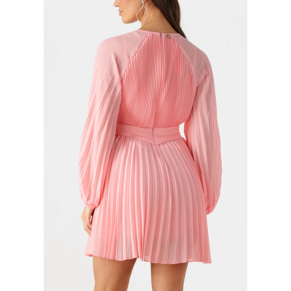 Twinset Roze Mini Jurk Charme Pink Dames