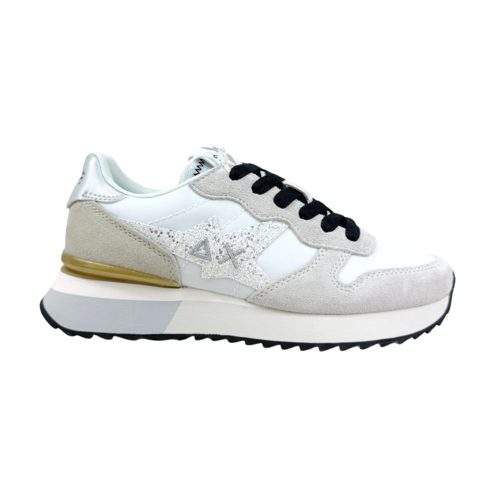 Sun68 Stargirl Glitter Logo Sneaker Dames Schoenen Veelkleurig Multicolor