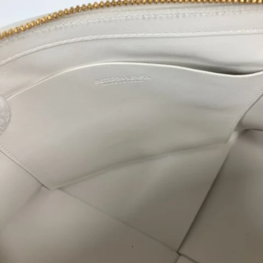 Bottega Veneta Vintage Pre-owned Leather pouches White Dames