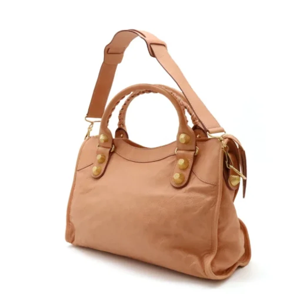 Balenciaga Vintage Pre-owned Leather balenciaga-bags Pink Dames