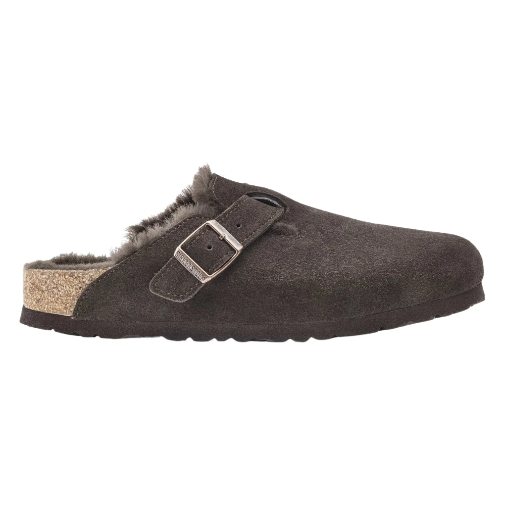 Birkenstock Boys Brown Boston Shearling Regular Fit - Kids Sandals - 36 Eu - Kids