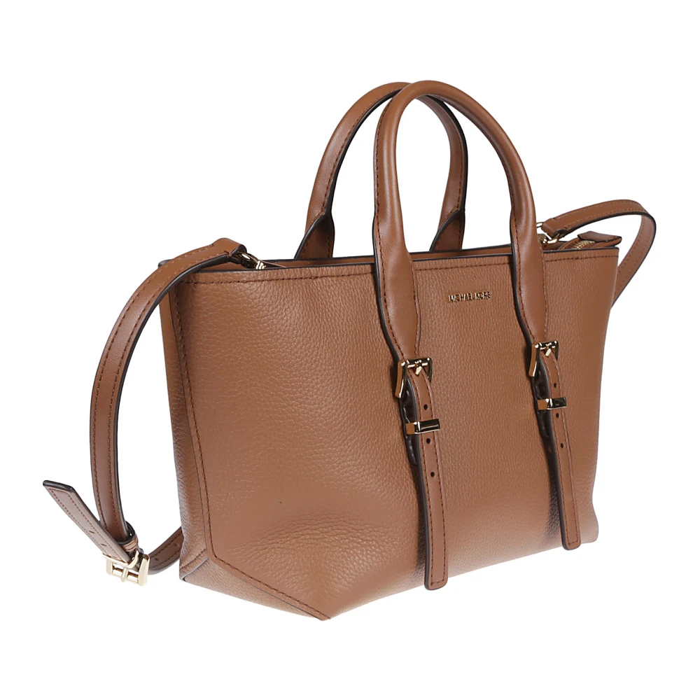 Michael Kors Moore Satchel Tote Tas Brown Dames