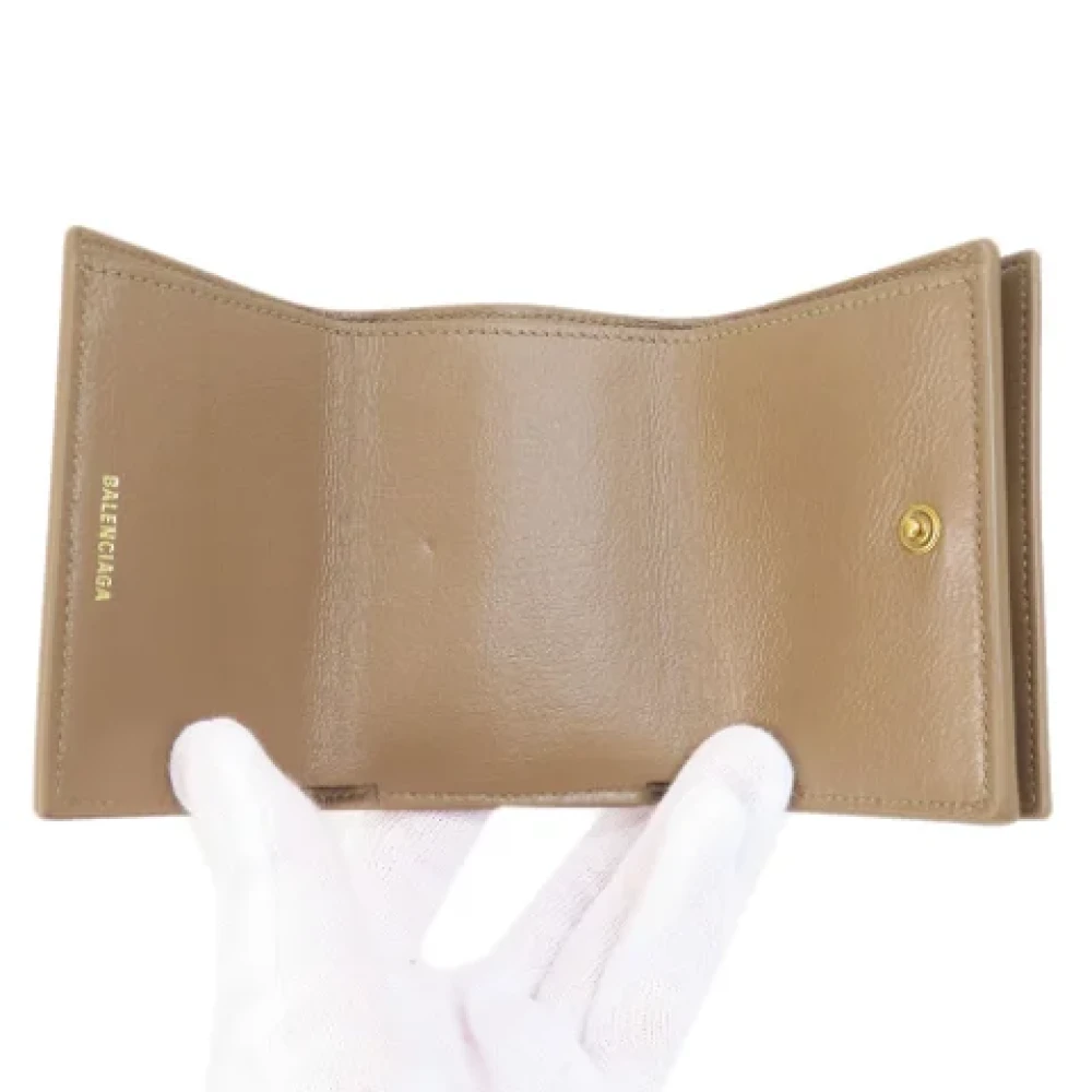 Balenciaga Vintage Pre-owned Leather wallets Brown Dames