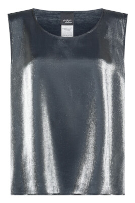 silver-sleeveless-top-straight-cut