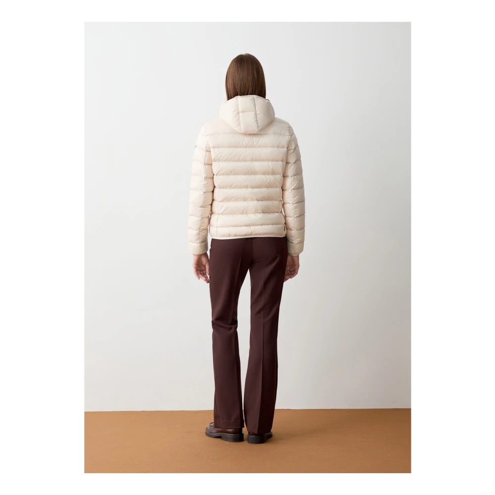 Colmar Korte Donsjas met Capuchon White Dames