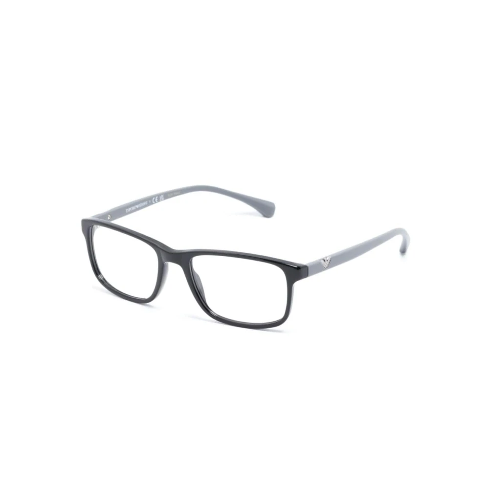 Emporio Armani Klassiek Zwart Optisch Montuur Black Heren