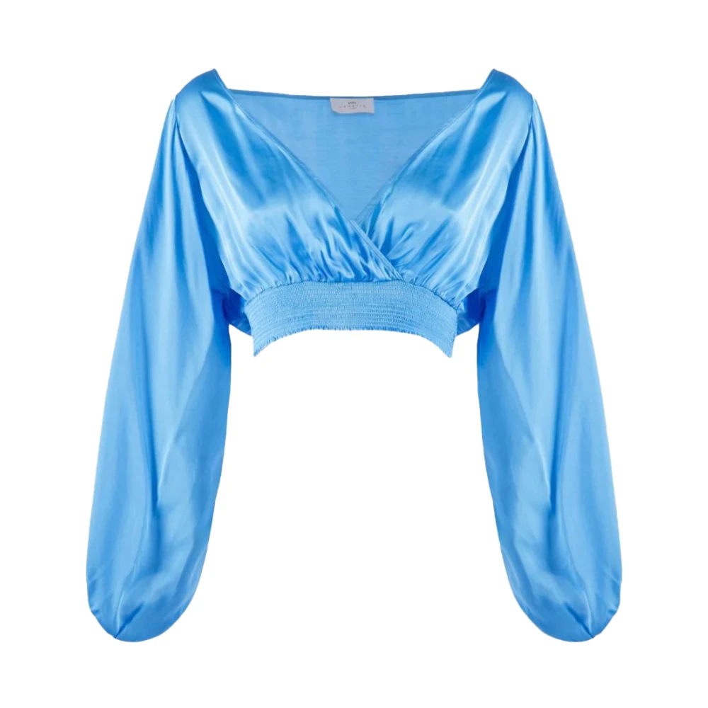 Nenette Women's Blue Blusa - Blouses - S - Blouses & Shirts