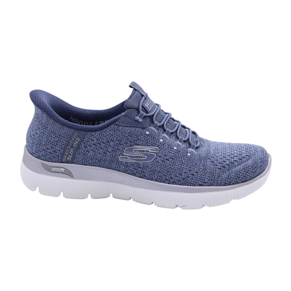 Skechers Women's Blue Sneakers, 7 Uk, Infuser