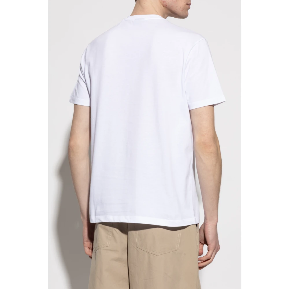 PAUL & SHARK T-shirt met logopatch White Heren