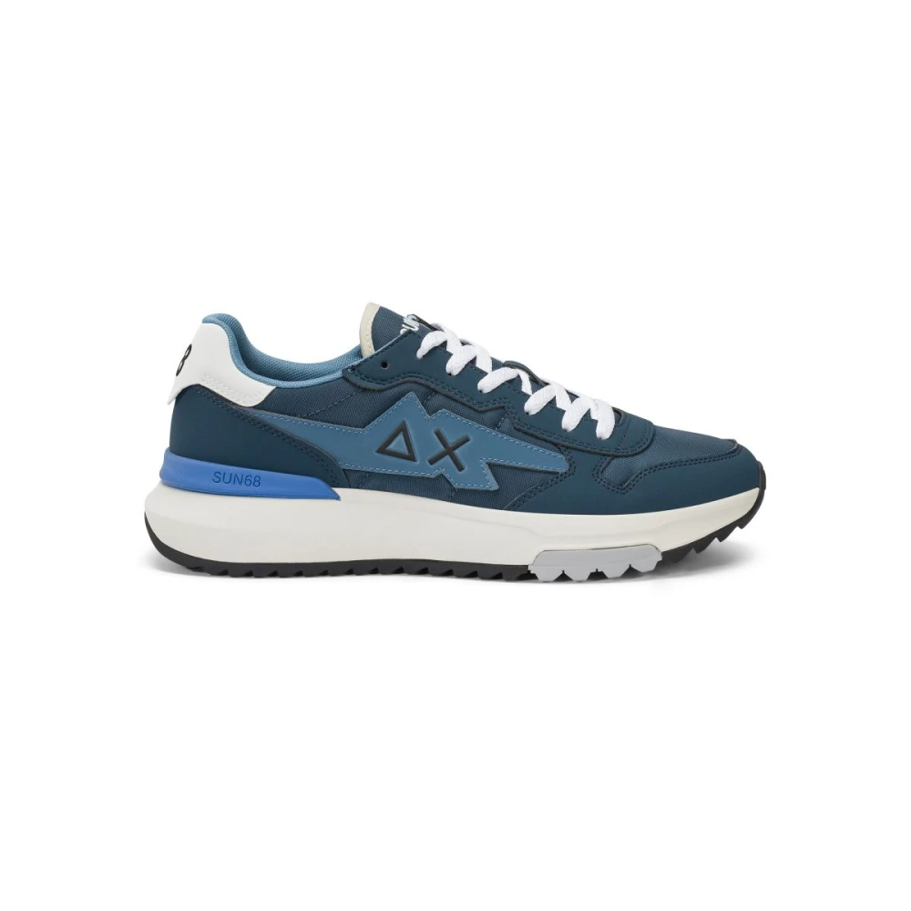 Sun68 Blue Sneakers, Male, 11 Uk, Niki 2.0 Solid