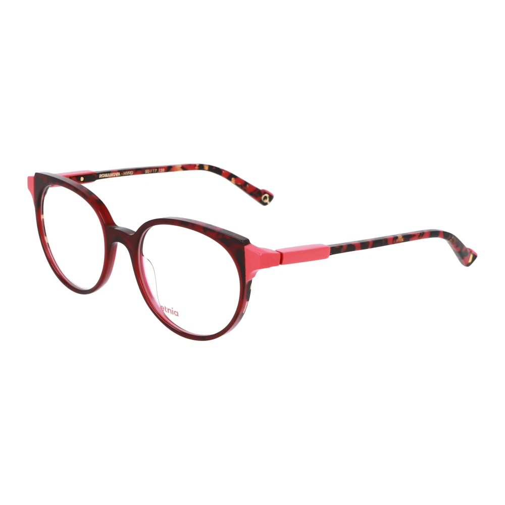 Etnia Barcelona Kleurrijke ronde montuurbril Red Unisex