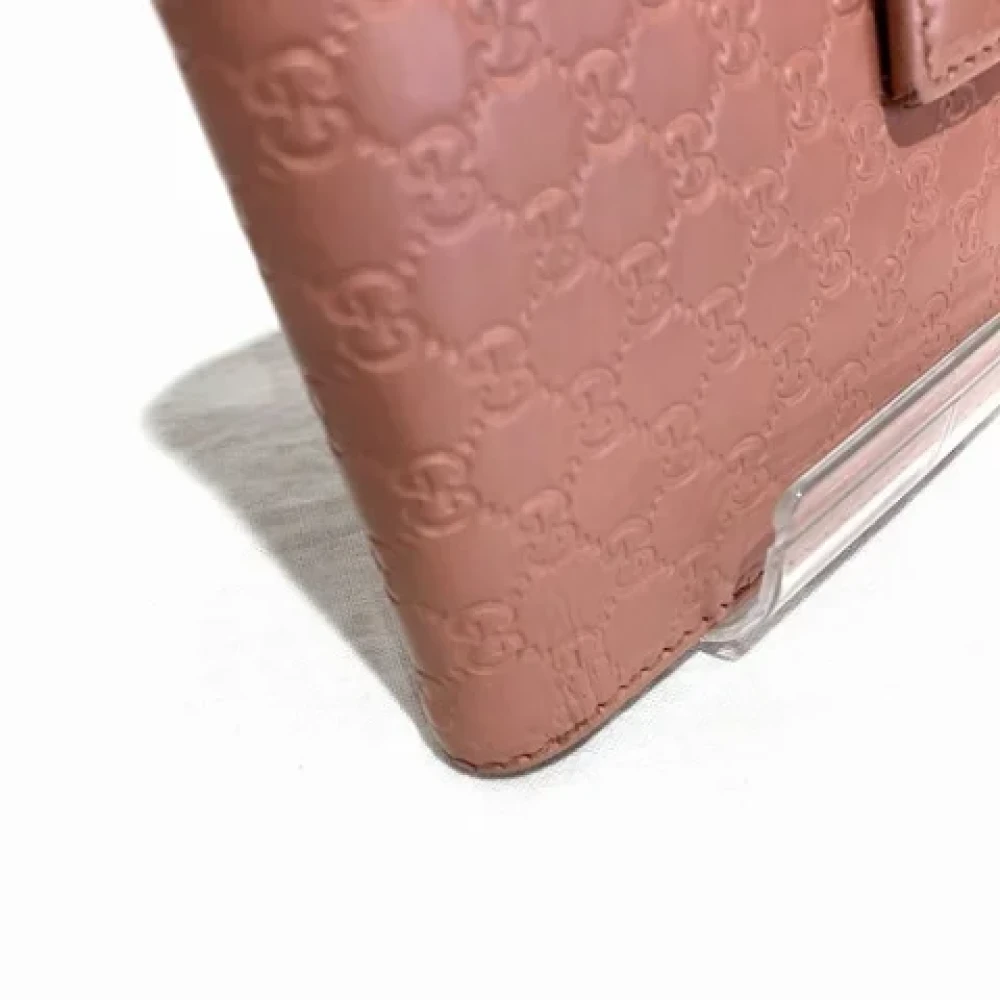 Gucci Vintage Pre-owned Leather wallets Pink Dames