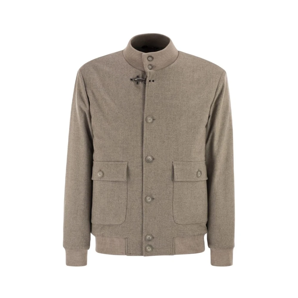 Fay Hombre Beige Chaquetas, Talla: M