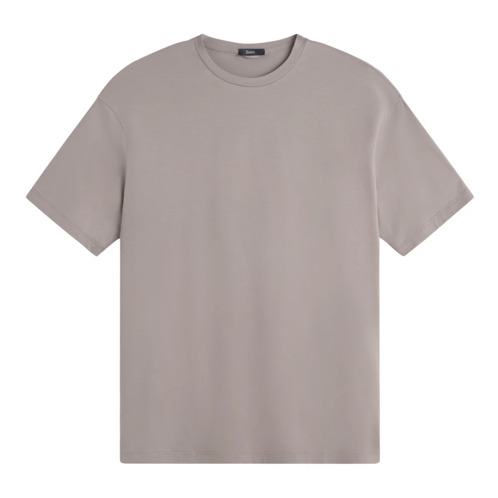 Herno - Tops > T-Shirts - Gray - Herno - Modalova