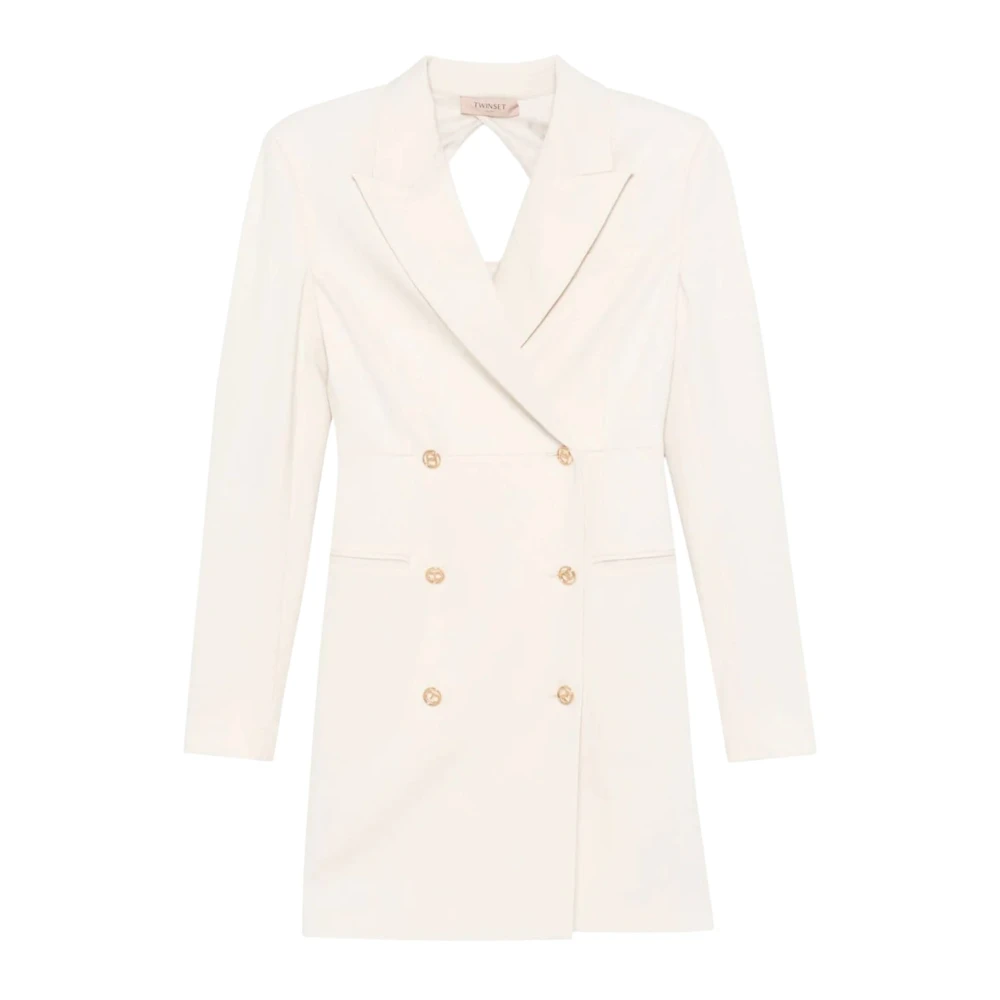 Twinset Korte Jurk White Dames