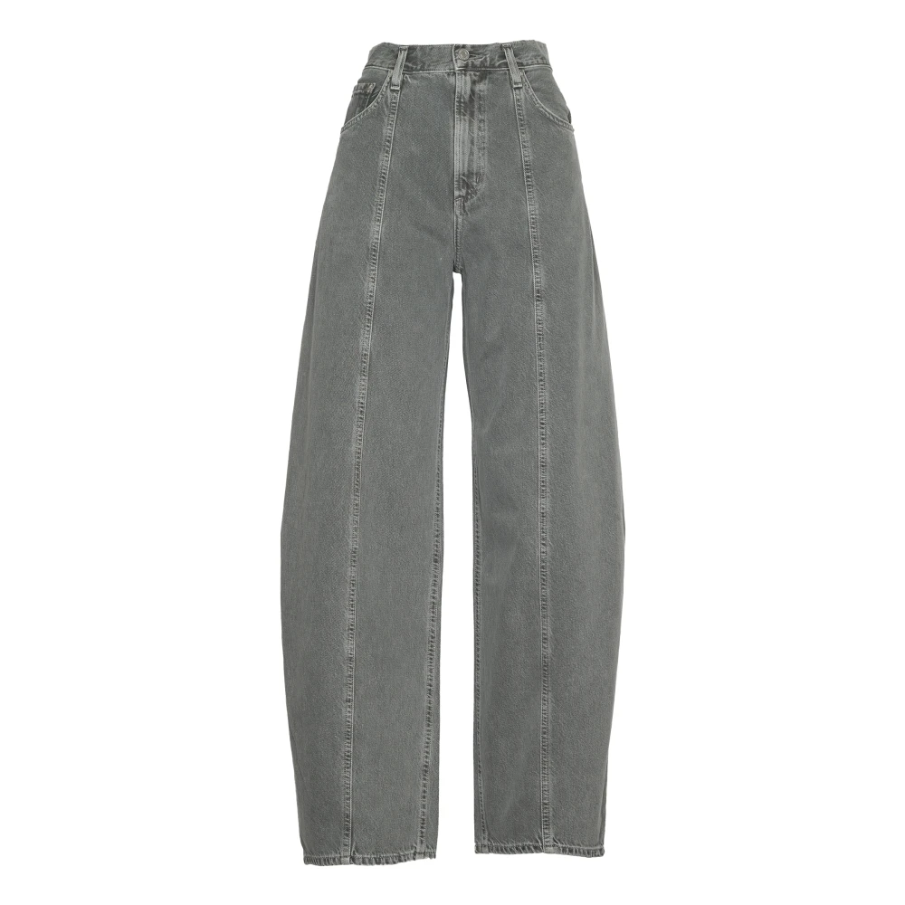 Agolde Kristen High-Waist Jeans Gray Dames
