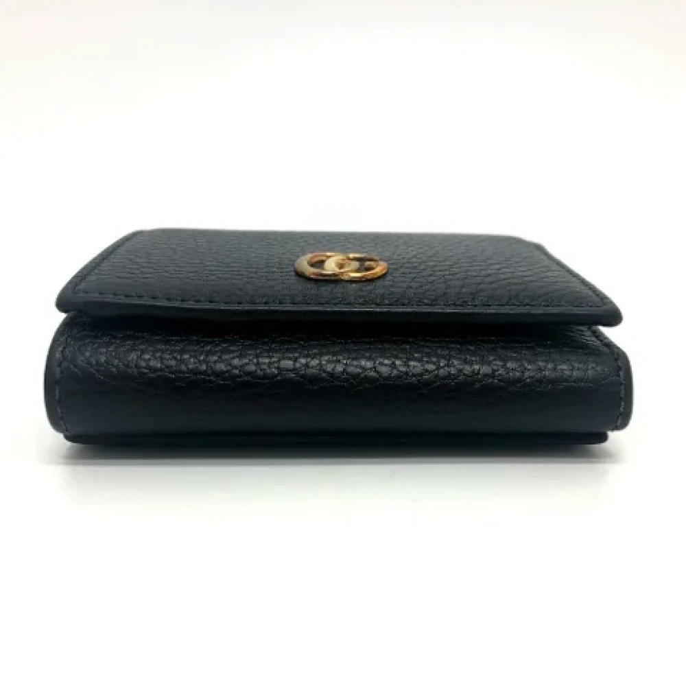 Gucci Vintage Pre-owned Leather wallets Black Dames