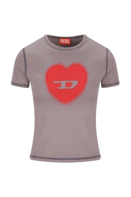 T-shirt med hjärtgrafik