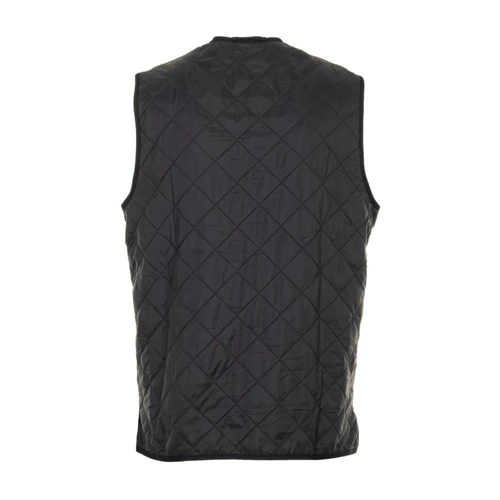 Barbour Blauwe Polarquilt Vest Rits Jas Blue Heren
