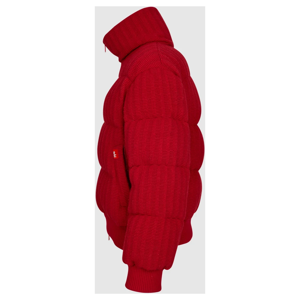 add Bomber IN Bubble UP Gebreid Red Dames