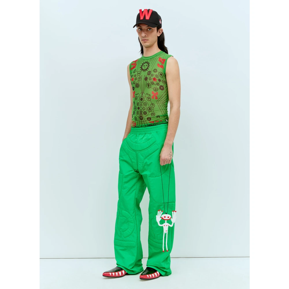 Walter Van Beirendonck Trousers Green Heren