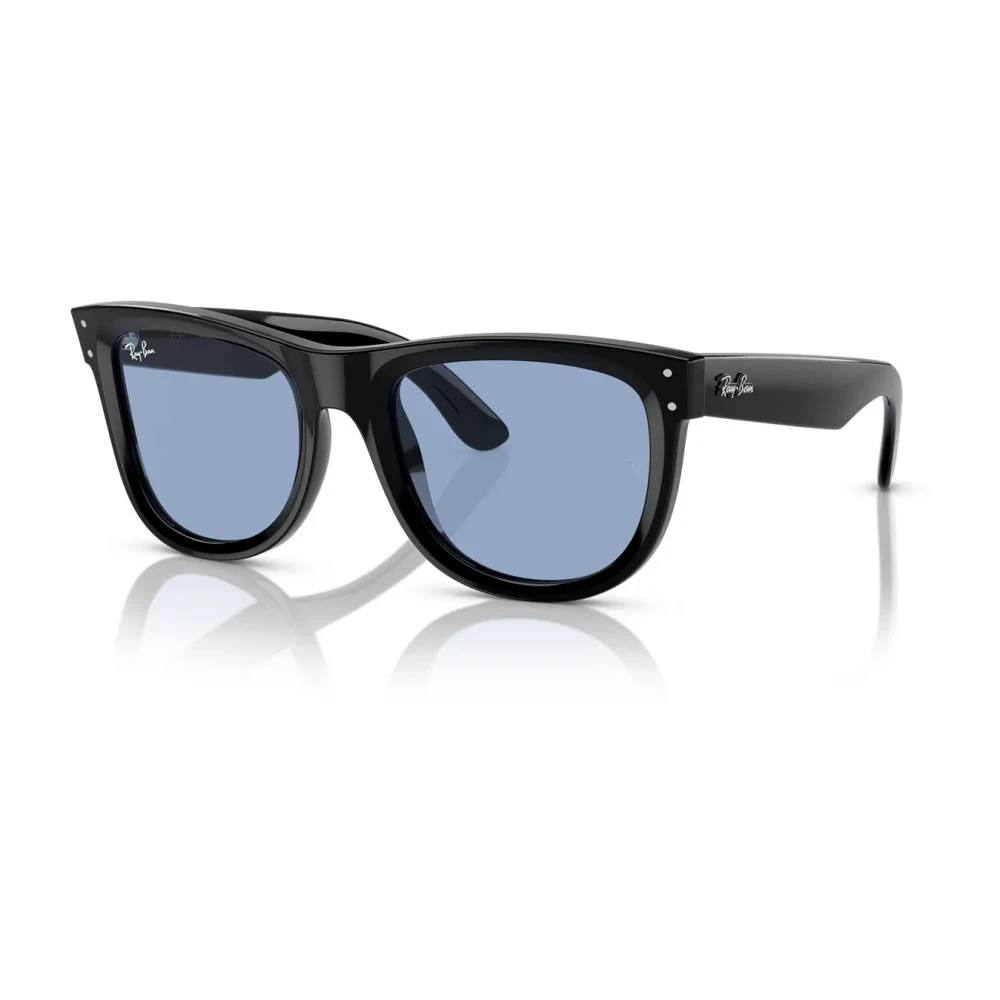 Ray-Ban Unisex Blue Square Sunglasses With Lenses
