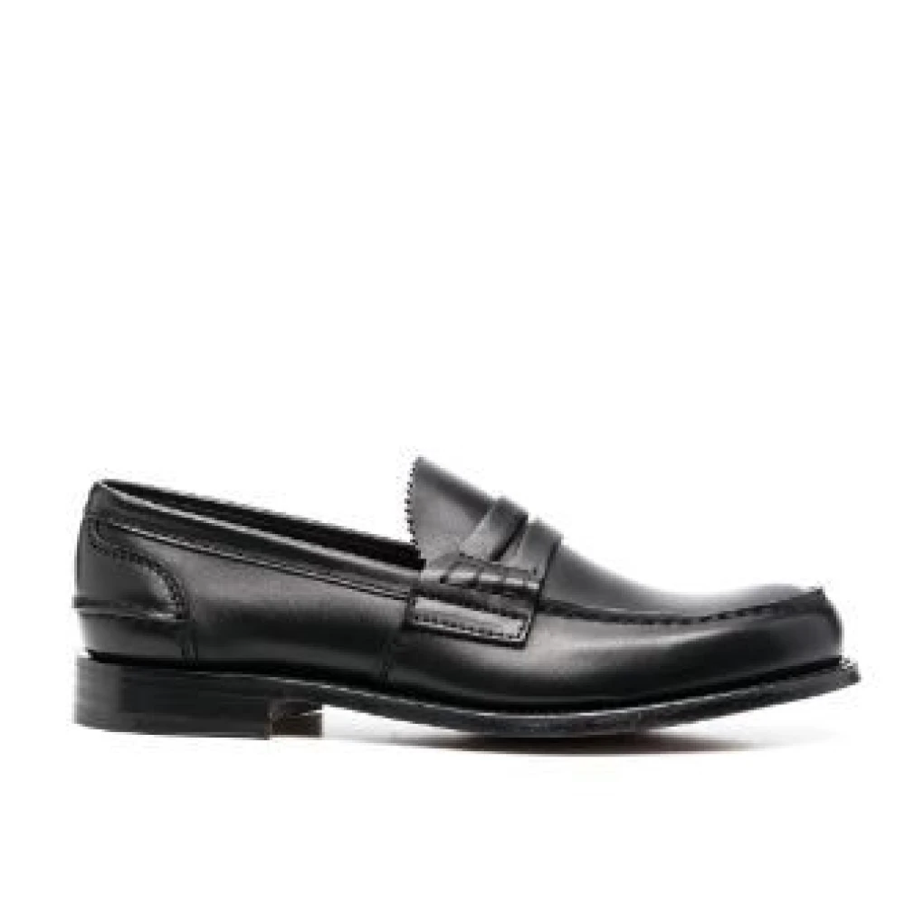 Church's Men's Brown Loafers, 7 Uk, Leather Mocassin Shoes