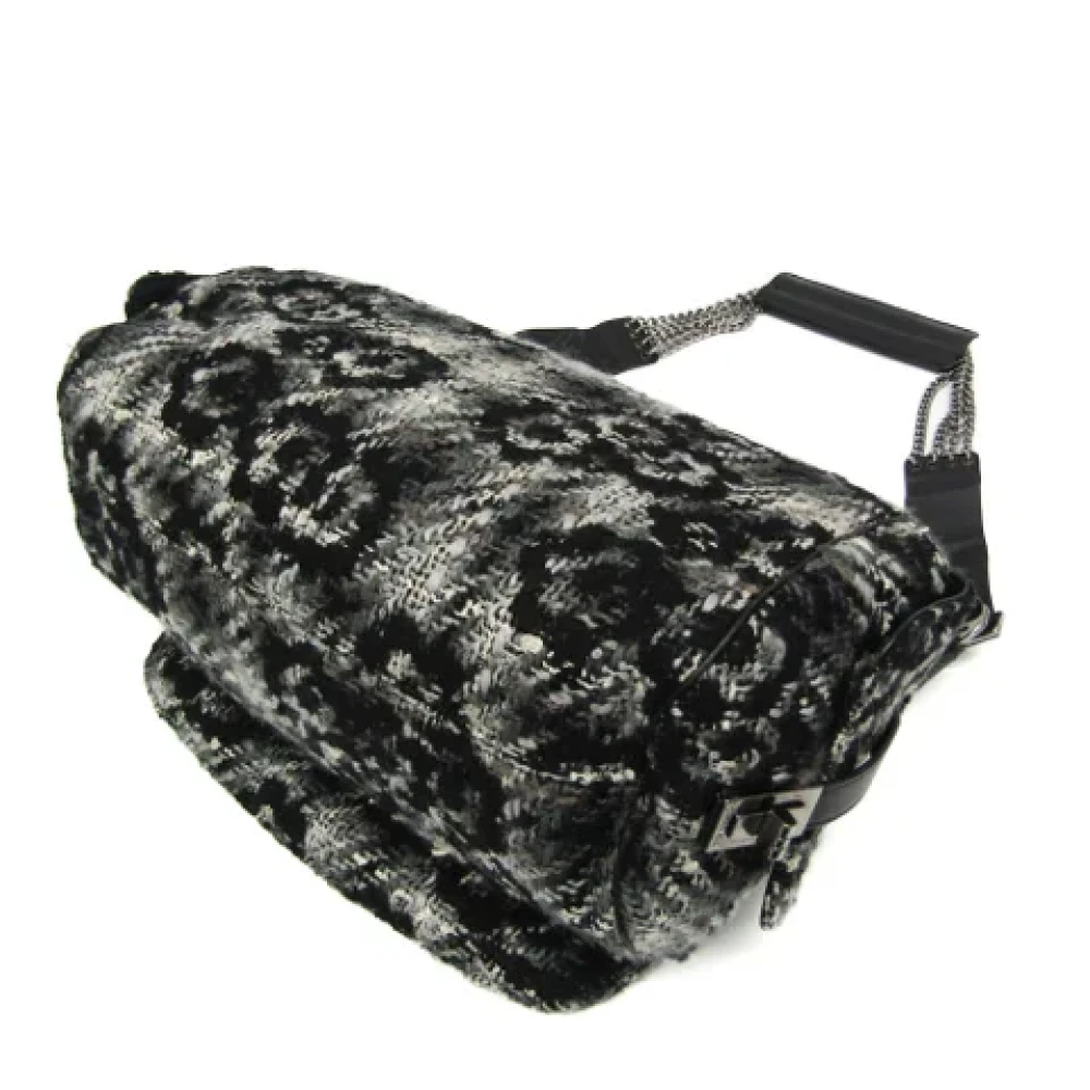 Chanel Vintage Pre-owned Fabric chanel-bags Black Dames