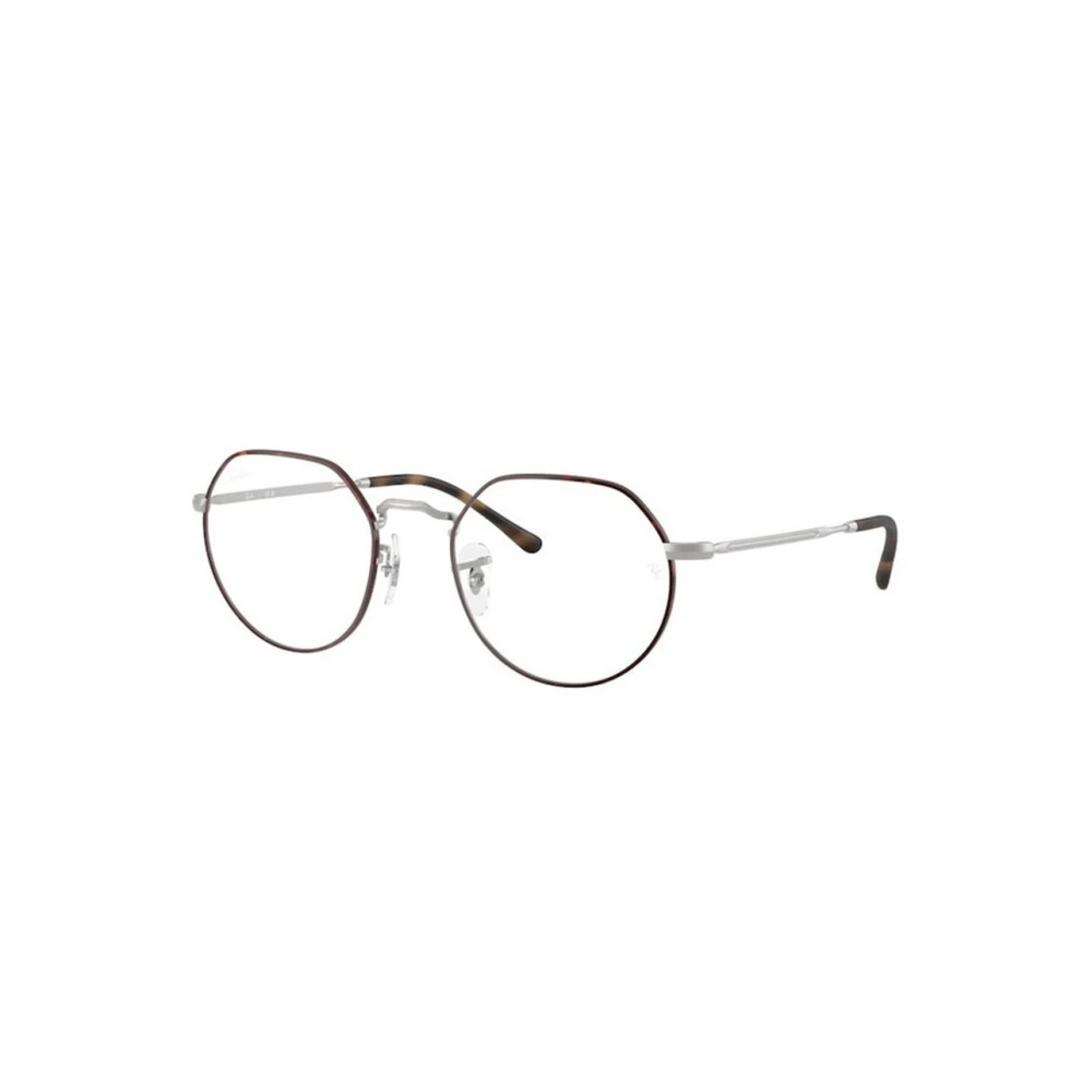Ray-Ban Jack RX6465, Matt Havana On Matt Silver Glasses, Mojo Glasses - Image 3